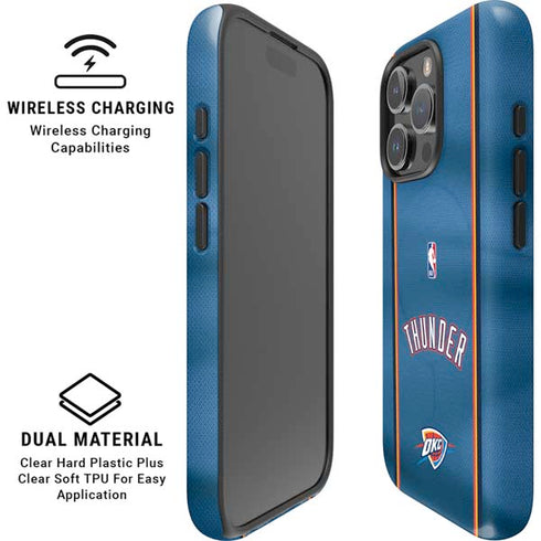 NBA Oklahoma City Thunder Jersey iPhone 16 Pro Magsafe Impact Case